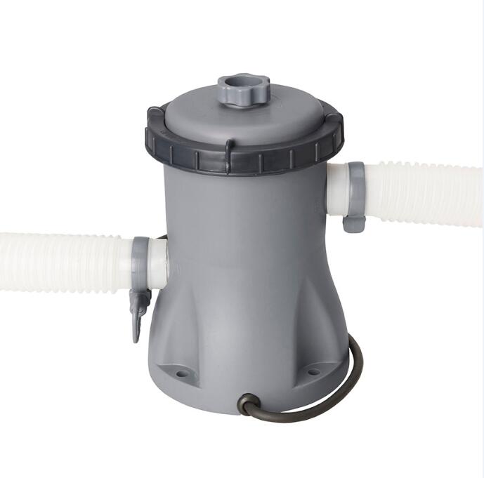 Bestway 800 gal. Cartridge Filter Pump Replacement, Gray