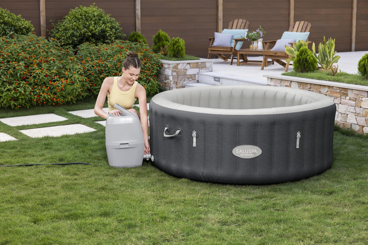 SaluSpa Hot Springs Energy-Efficient AirJet 2-4 Person Inflatable Hot