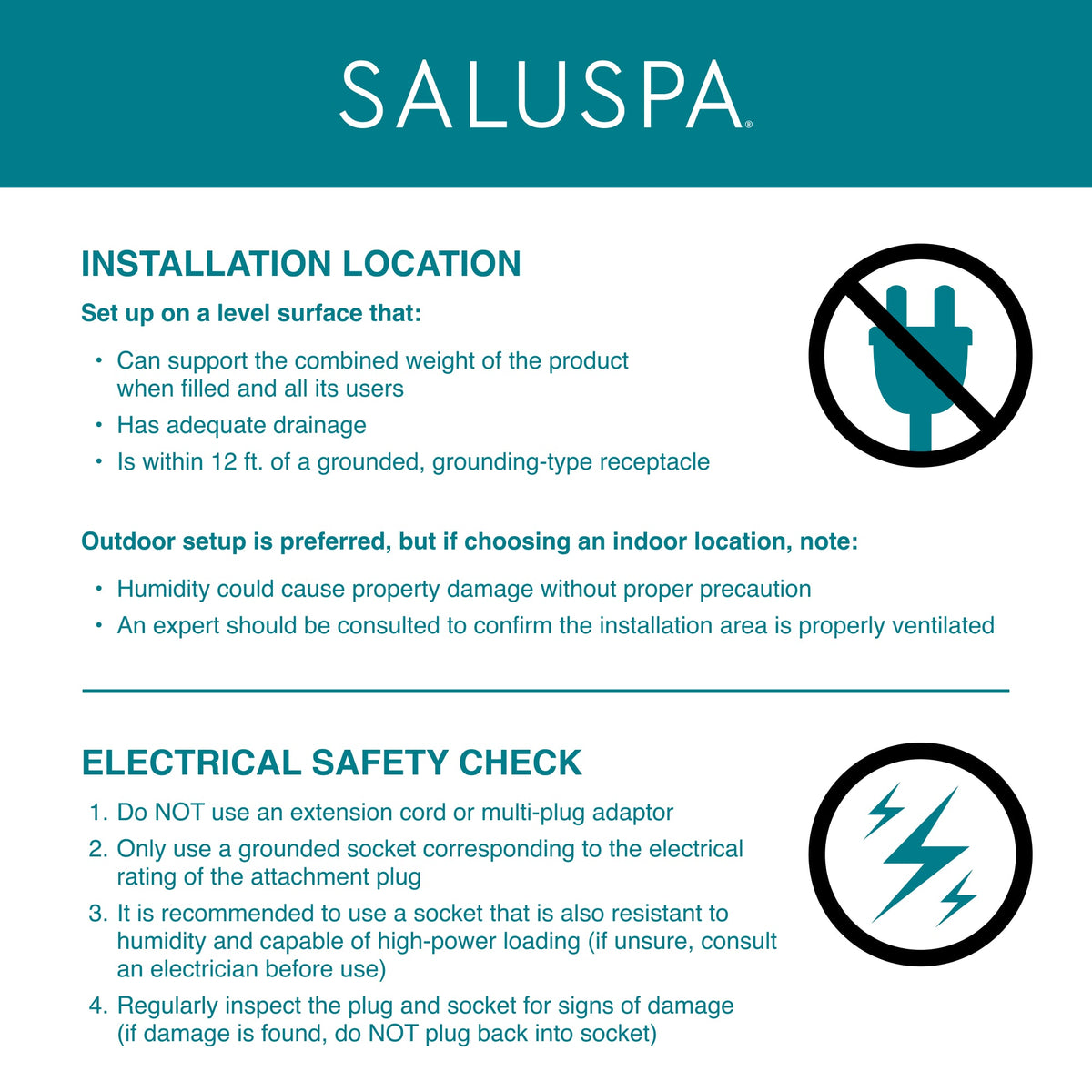 SaluSpa AirJet Hot Tub Heater Pump