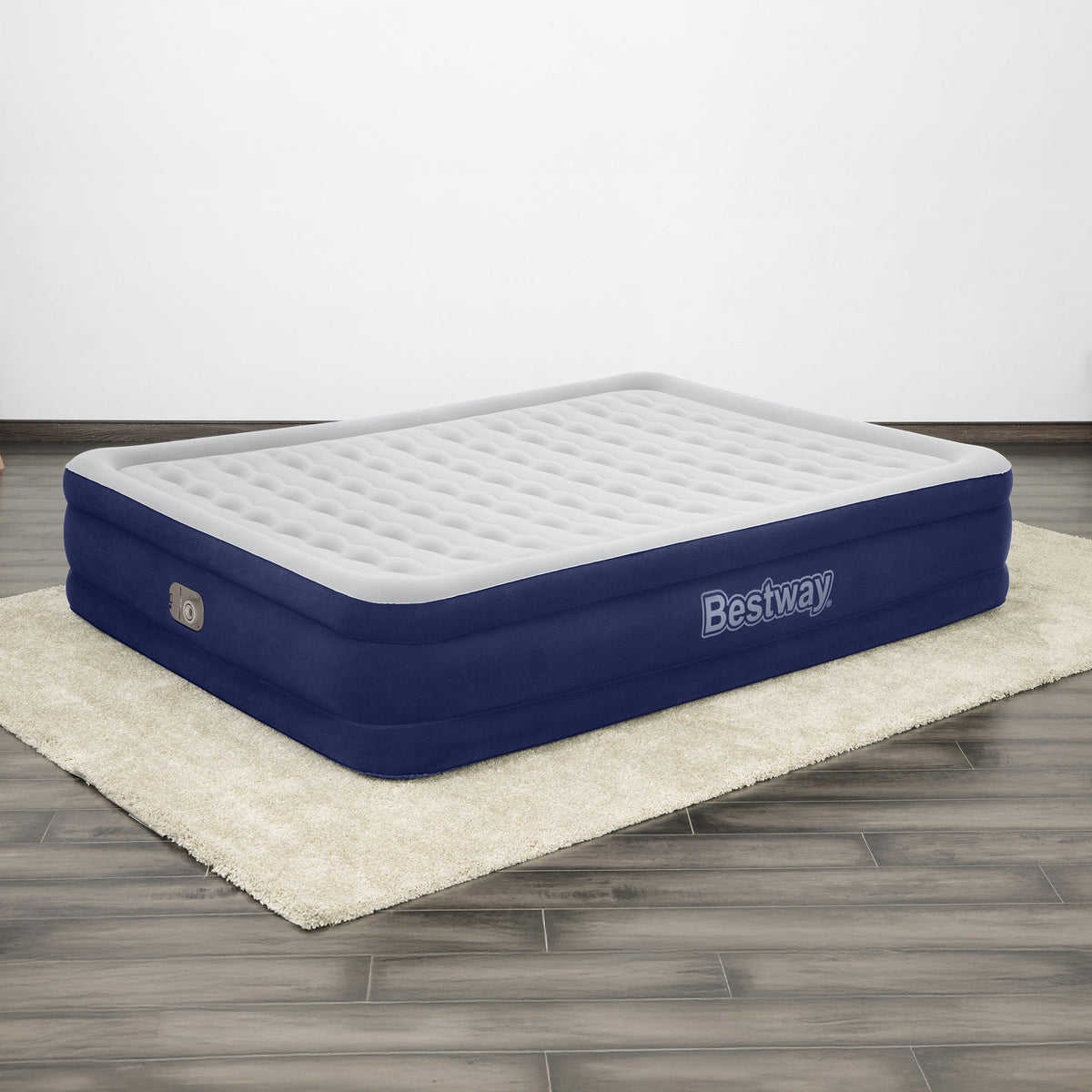 Bestway Tritech Air Mattress Queen 15" with Built-in AC Pump Included