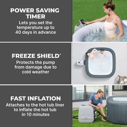 SaluSpa HydroJet Pro Smart Hot Tub Heater Pump with App-Control