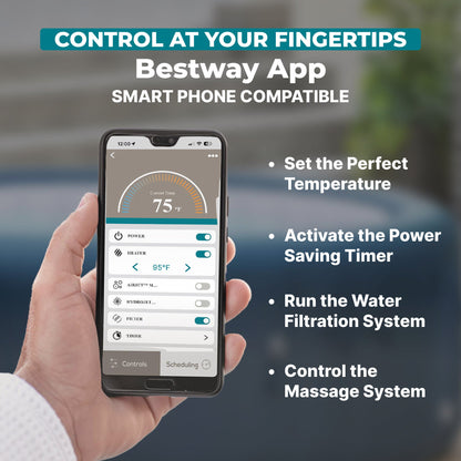 SaluSpa HydroJet Pro Smart Hot Tub Heater Pump with App-Control