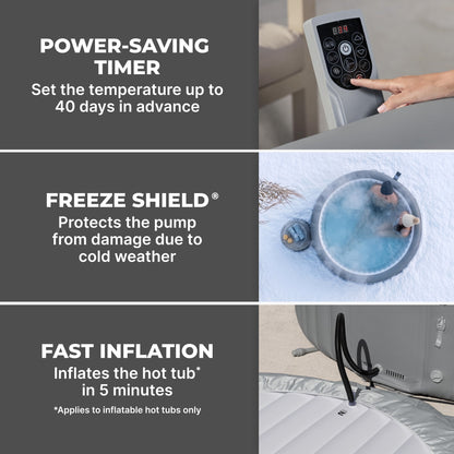 SaluSpa UltraFit AirJet Smart Hot Tub Heater Pump with App-Control