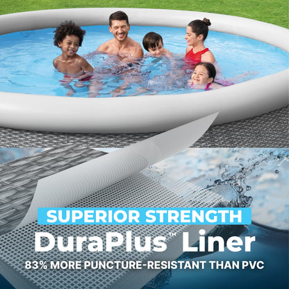 Bestway Fast Set 12’ x 30” Inflatable Round Soft Sided Above Ground Po