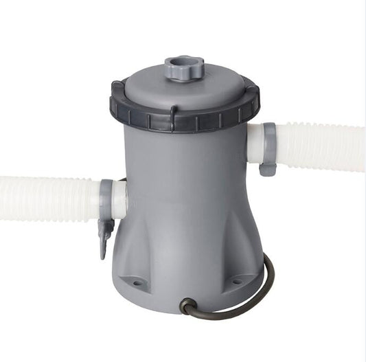 Bestway 800 gal. Cartridge Filter Pump Replacement, Gray