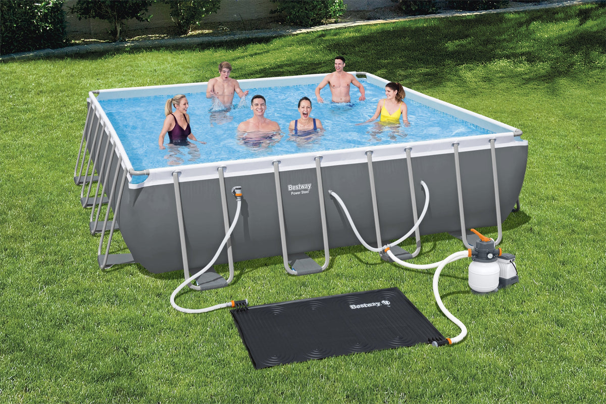 Flowclear 43'' x 67" Solar Powered Rectangular Pool Heating Pad for Ab