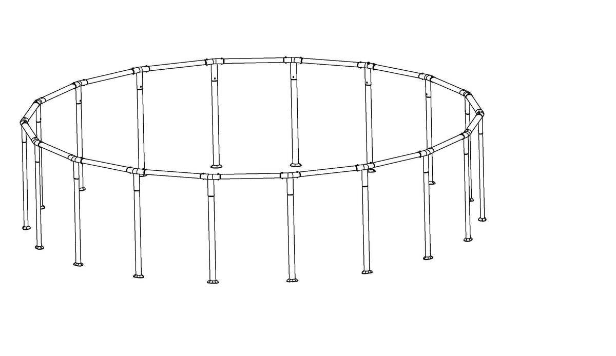 Coleman Power Steel Swim Vista Series 18' x 48" Above Ground Round Poo