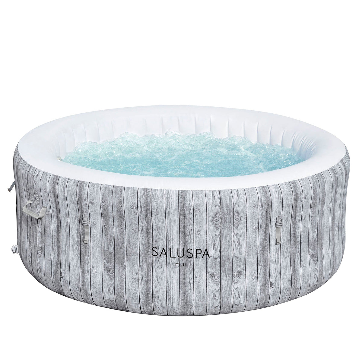 SaluSpa Fiji AirJet Hot Tub Liner Replacement, Gray Wood
